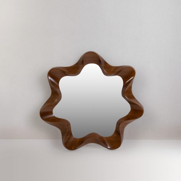 Flower Wood Mirror